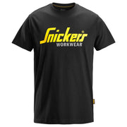 Snickers 2586 Classic Logo T-Shirt 0400 Black