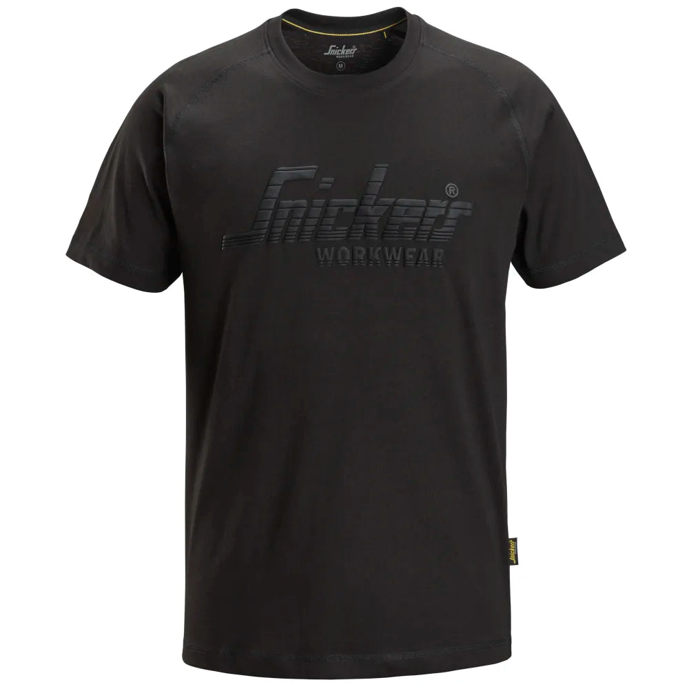 Snickers 2590 Logo T-Shirt 0400 Black