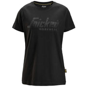 Snickers 2597 Dames Logo T-Shirt 0400 Black