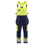 Blaklader 2603 1860 High Vis Bretelbroek High Vis Geel Marineblauw
