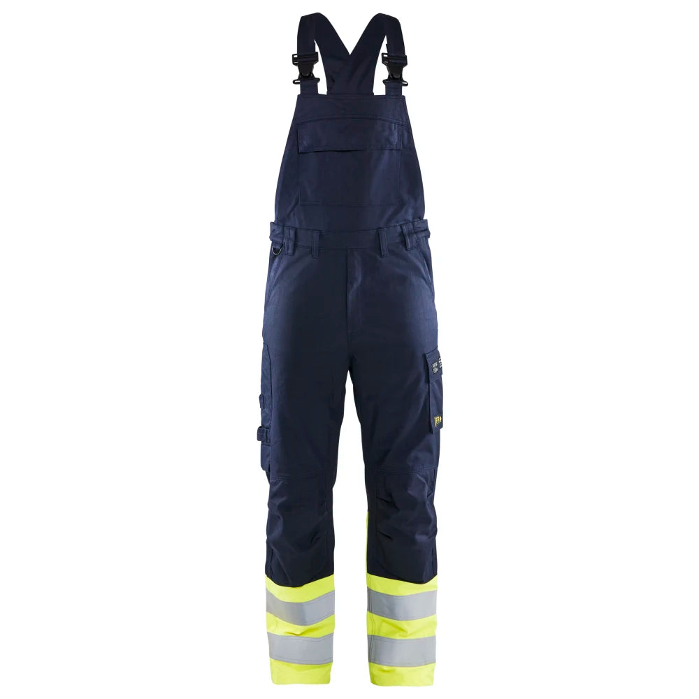 Blaklader 2605 1519 Bretelbroek Inherent Steel Marine High Vis Geel