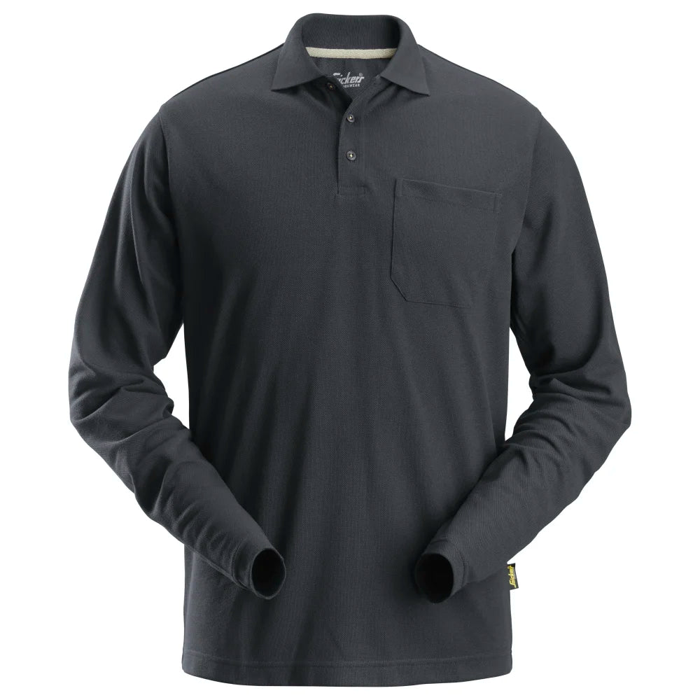 Snickers 2608 Poloshirt Met Lange Mouwen 5800 Steel Grey