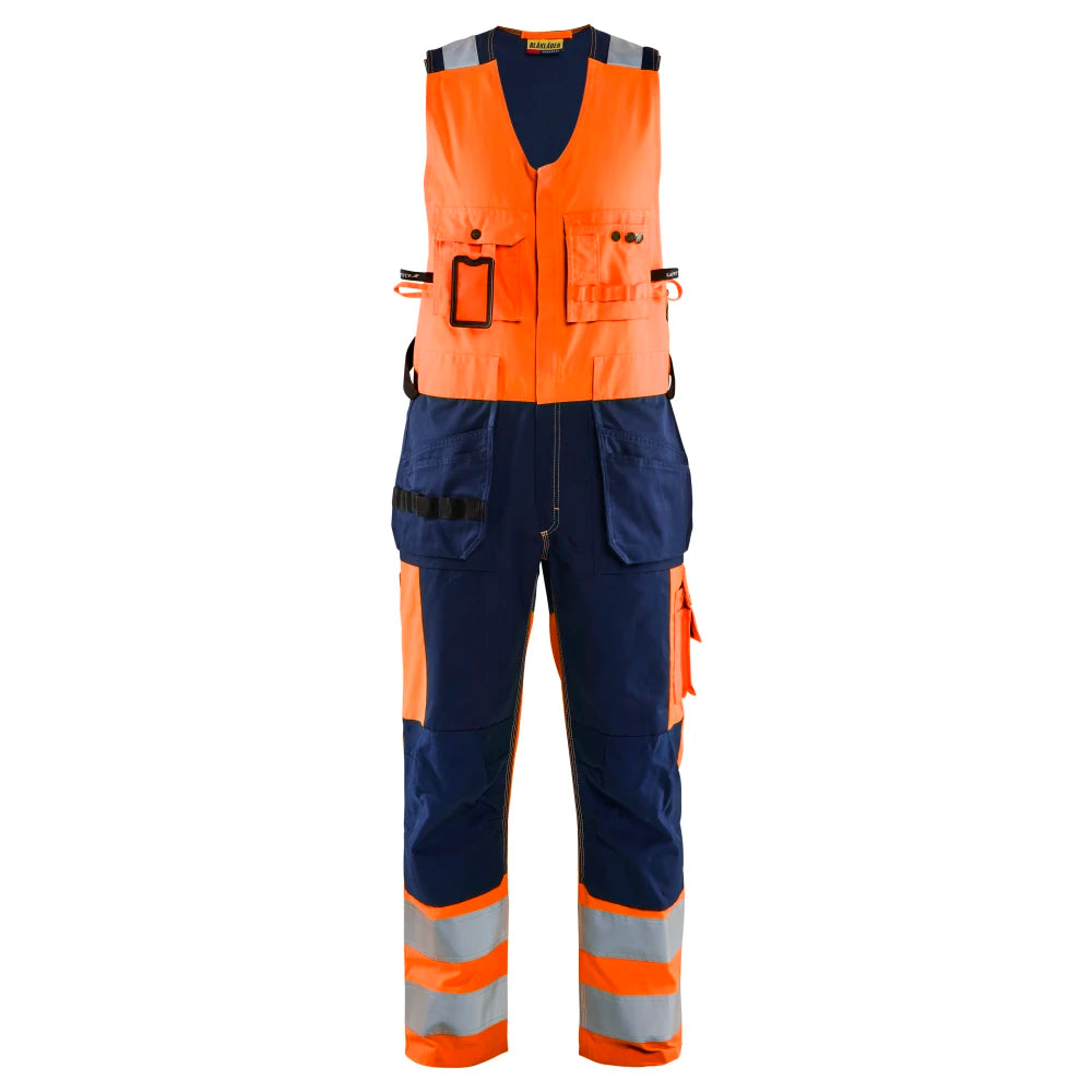 Blaklader 2653 1804 Amerikaanse Overall High Vis High Vis Oranje Marineblauw