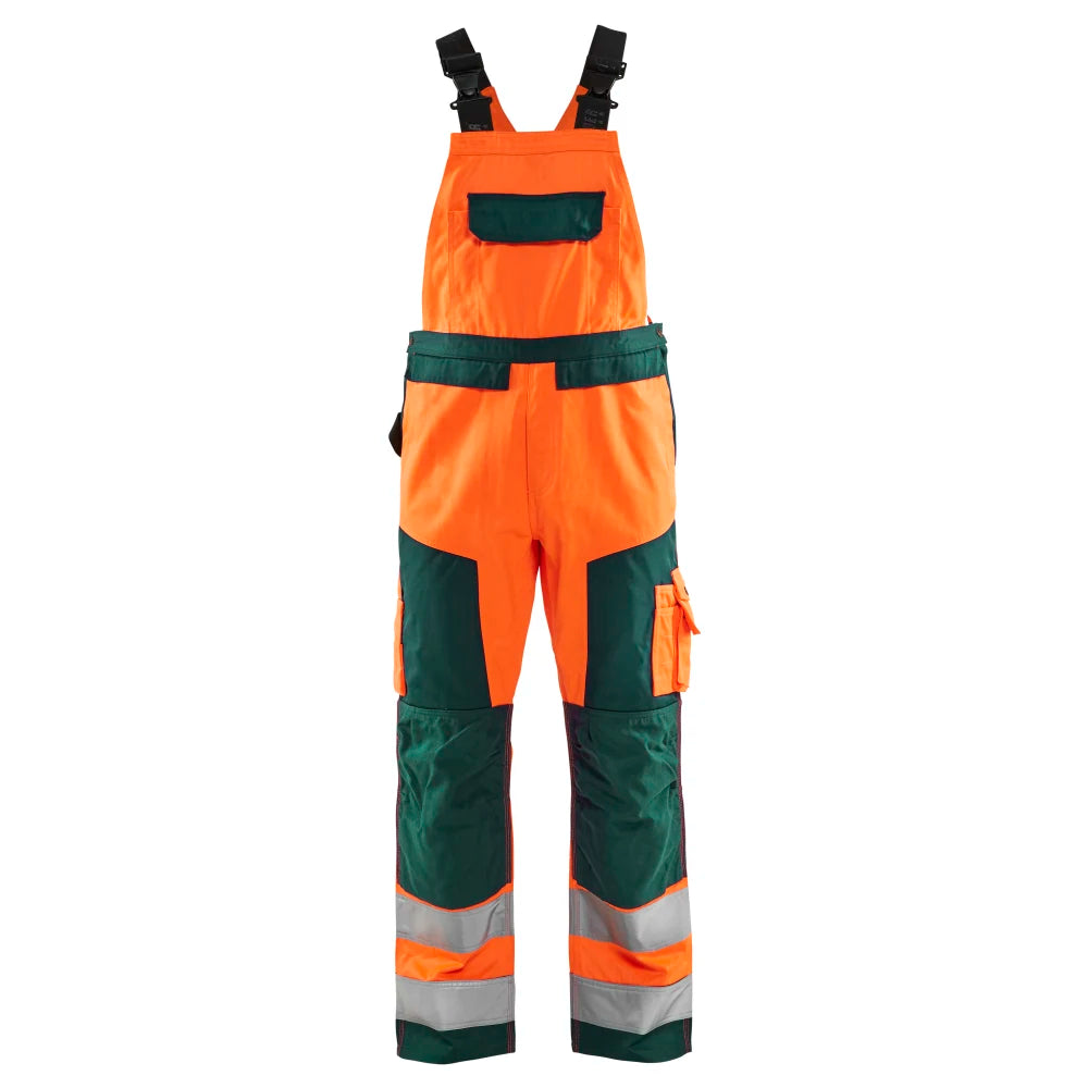 Blaklader 2660 1811 High Vis Bretelbroek High Vis Oranje Groen
