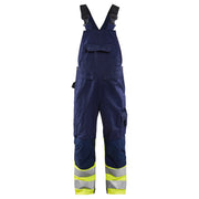 Blaklader 2662 1800 High Vis Bretelbroek Marine High Vis Geel