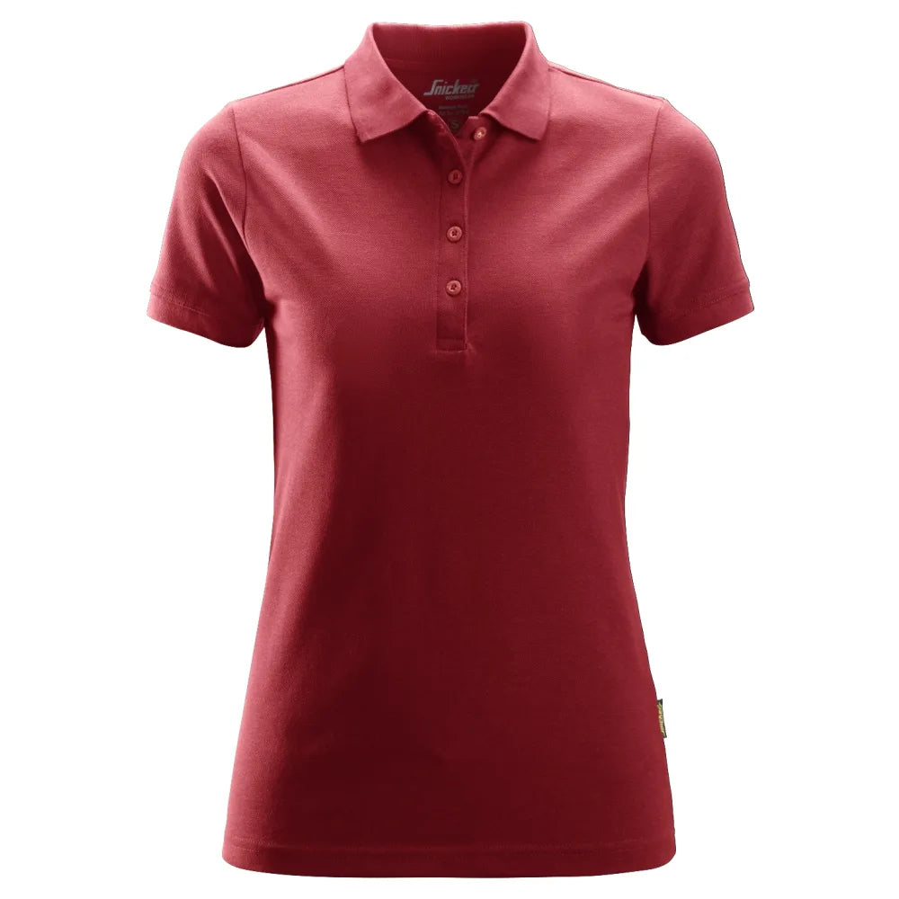Snickers 2702 Dames Polo Shirt 1600 Chili Red