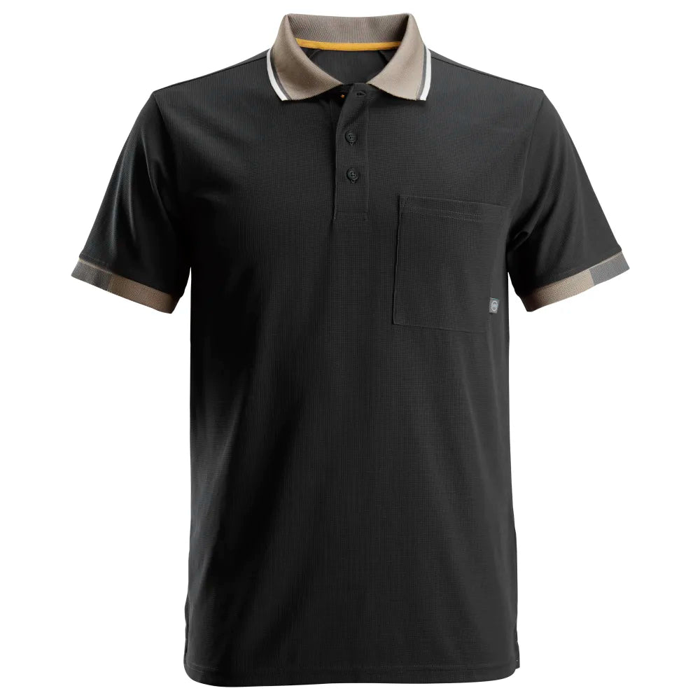Snickers 2724 Allroundwork 37.5 Polo Shirt Met Korte Mouwen 0400 Black