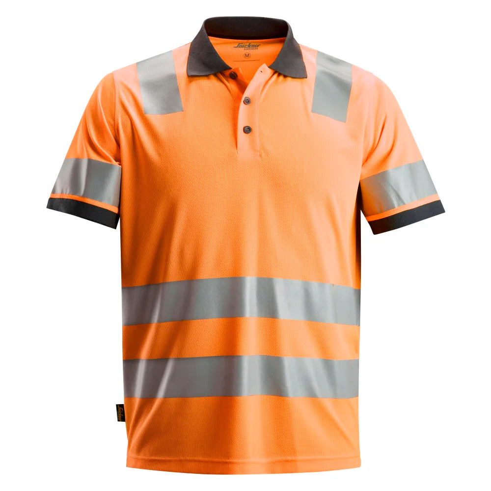 Snickers 2730 High-Vis Polo Shirt Klasse 2 5500 High Visibility Orange