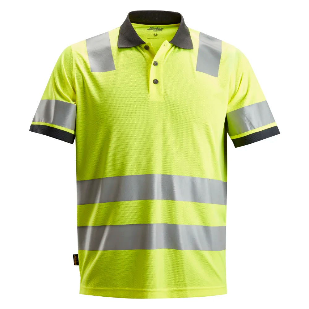 Snickers 2730 High-Vis Polo Shirt Klasse 2 6600 High Visibility Yellow
