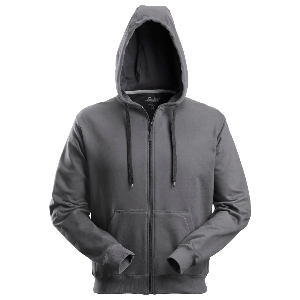 Snickers 2801 Hoodie Met Rits 5800 Steel Grey