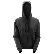 Snickers 2806 Dames Hoodie Met Rits 0400 Black