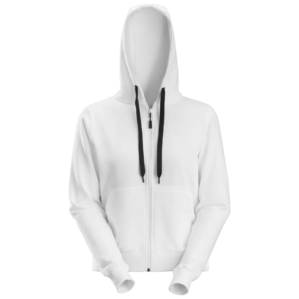 Snickers 2806 Dames Hoodie Met Rits 0900 White
