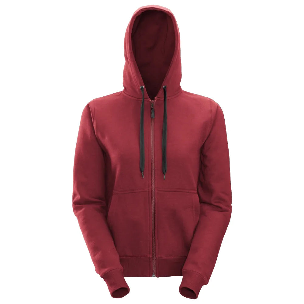 Snickers 2806 Dames Hoodie Met Rits 1600 Chili Red