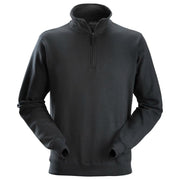 Snickers 2818 Sweatshirt Met Halve Rits 0400 Black