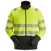 Snickers 2835 High-Vis Werkjas Met Rits Klasse 2 6604 High Visibility Yellow Black