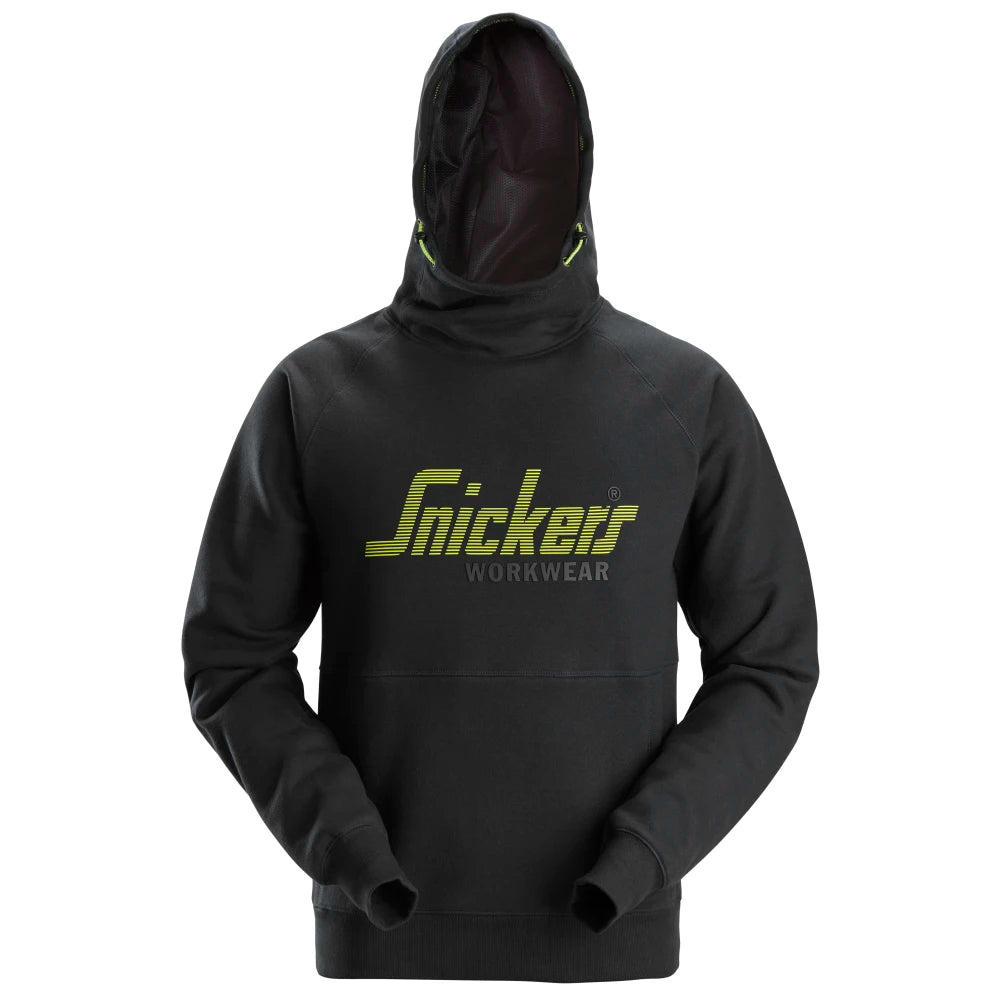 Snickers 2845 Logo Hoodie 0400 Black