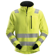 Snickers 2860 Protecwork Fleece Jack High-Vis Klasse 3 6600 High Visibility Yellow