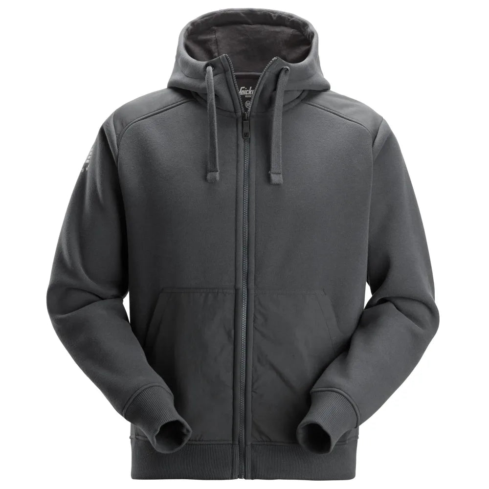 Snickers 2875 Cordura Tech Sweatshirt Hoodie Met Rits 5859 Steel Grey Dk Steel Grey