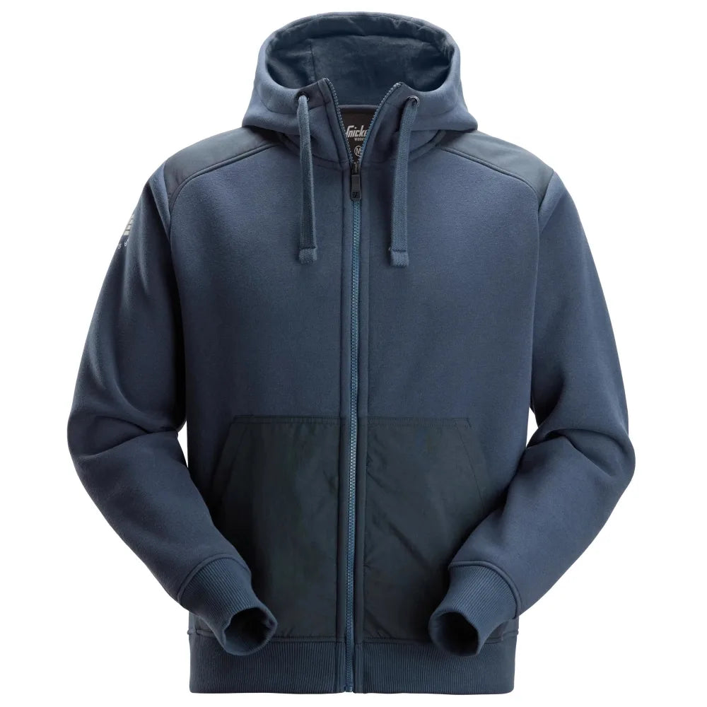 Snickers 2875 Cordura Tech Sweatshirt Hoodie Met Rits 9596 Navy Dark Navy