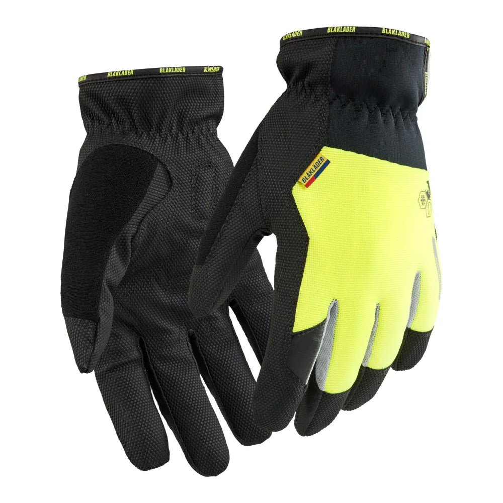 Blaklader 2881 1415 Supreme Strong Werkhandschoenen Gevoerd Touch Zwart High Vis Geel