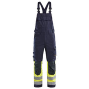 Blaklader 2888 1512 Multinorm Bretelbroek Inherent Klasse 1 Marine High Vis Geel