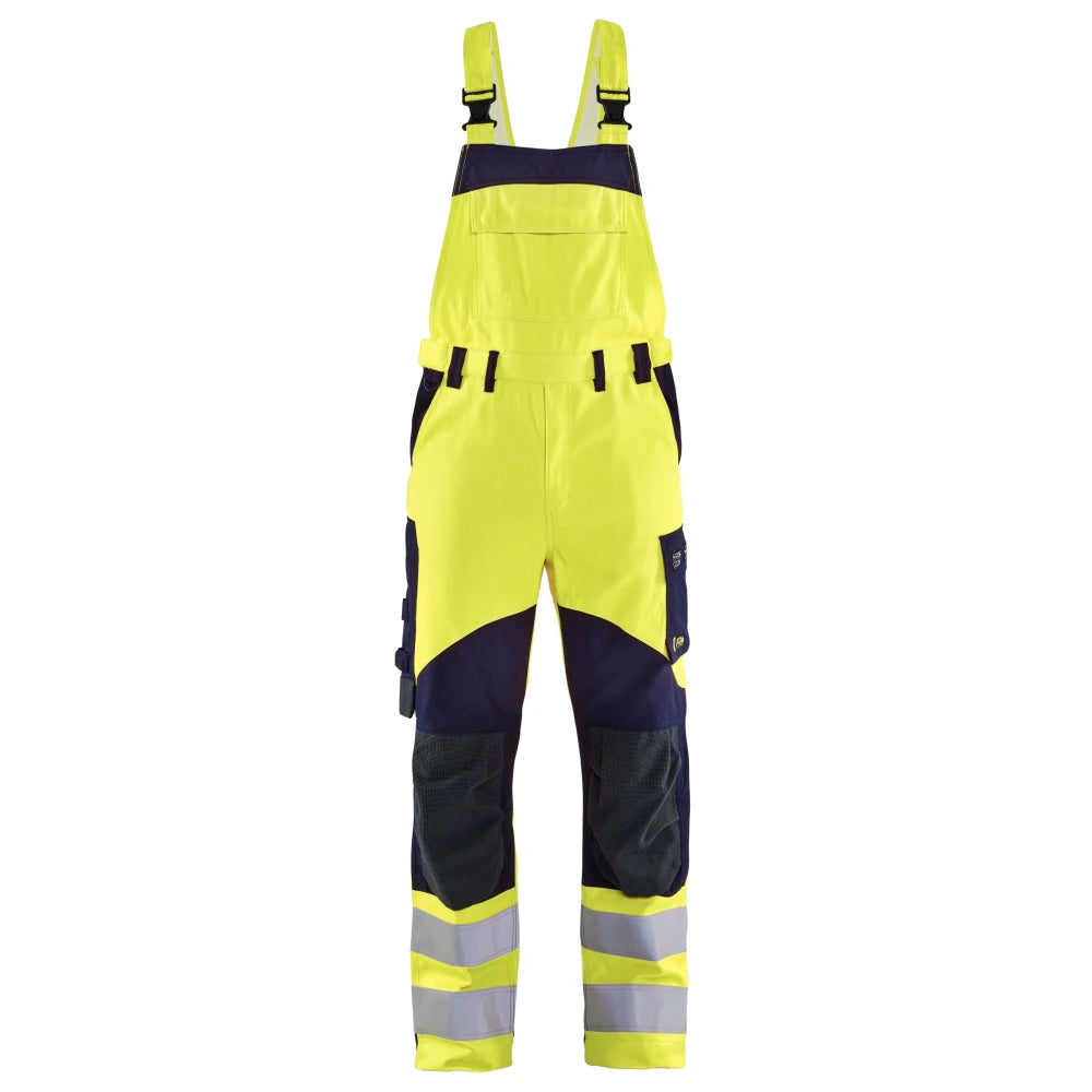 Blaklader 2889 1512 Multinorm Bretelbroek Inherent High Vis Geel Marineblauw