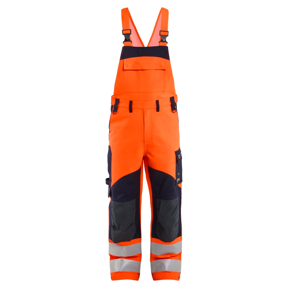 Blaklader 2889 1524 Multinorm Bretelbroek Inherent High Vis Oranje Marineblauw