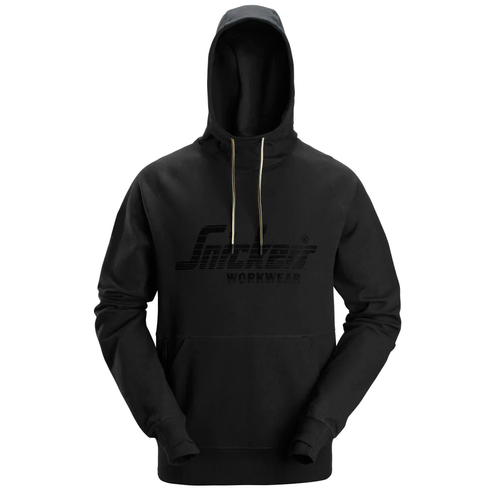 Snickers 2894 Logo Hoodie 0400 Black
