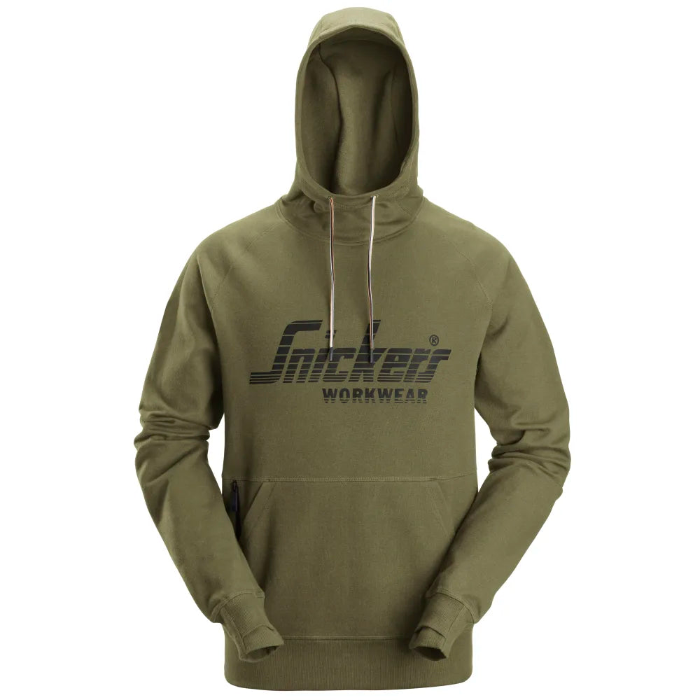 Snickers 2894 Logo Hoodie 3100 Khaki Green