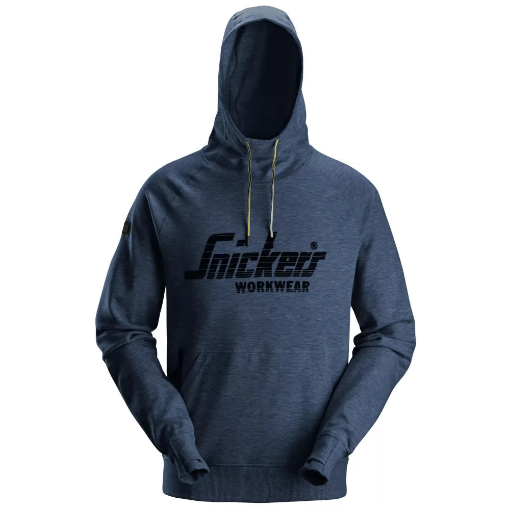 Snickers 2894 Logo Hoodie 4500 Dark Navy Melange