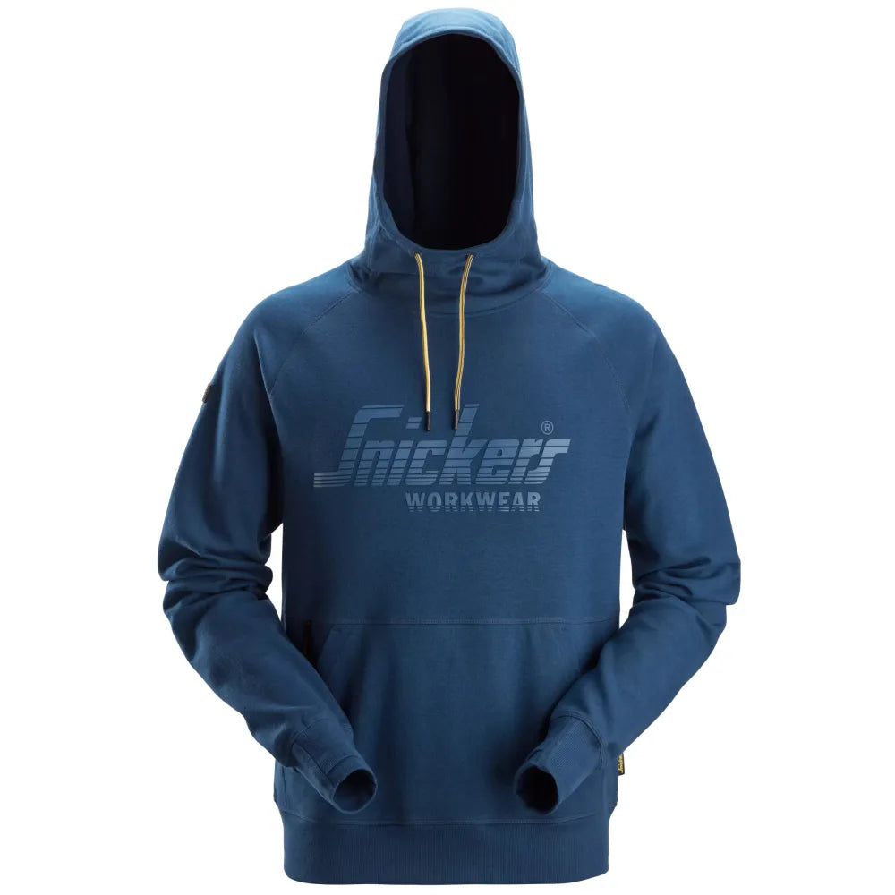 Snickers 2894 Logo Hoodie 5300 Deep Blue