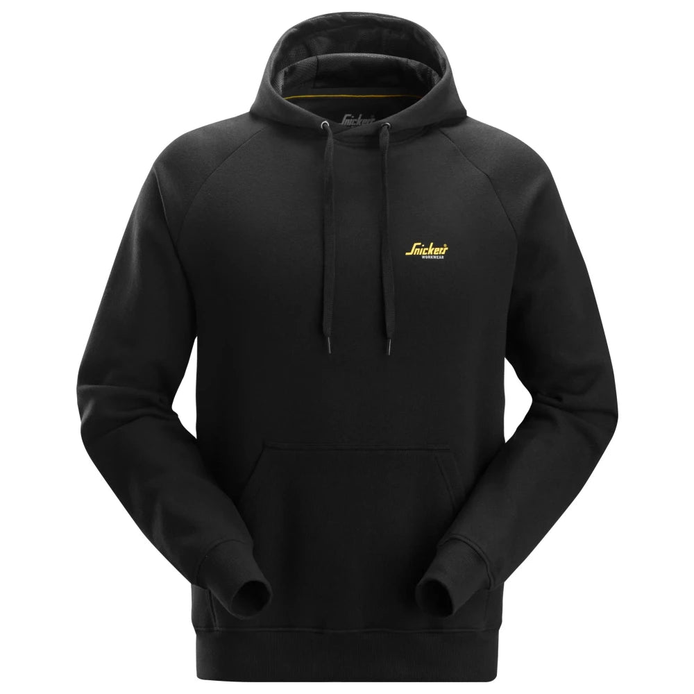 Snickers 2896 Hoodie Met Klein Logo 0400 Black