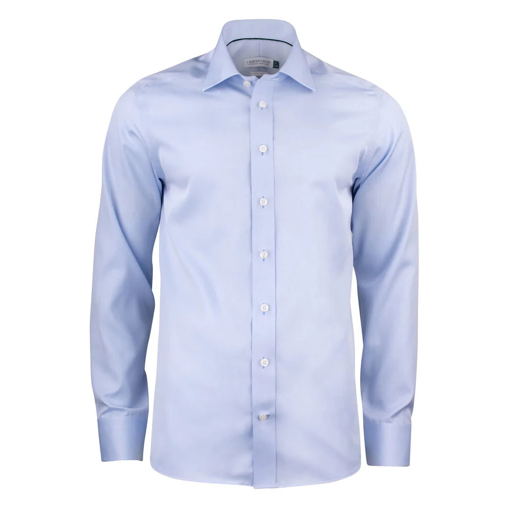 J.Harvest & Frost Green Bow 01 Hemd Regular Fit Heren Hemelsblauw