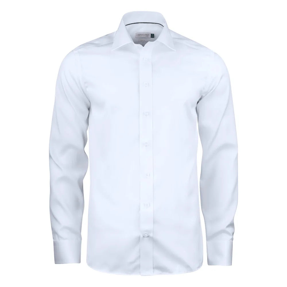 J.Harvest & Frost Green Bow 01 Hemd Slim Fit Heren Wit