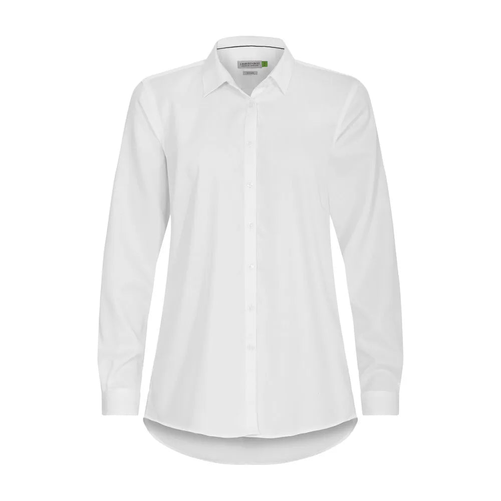 J.Harvest & Frost Green Bow 01 Hemd Relaxed Fit Dames Wit