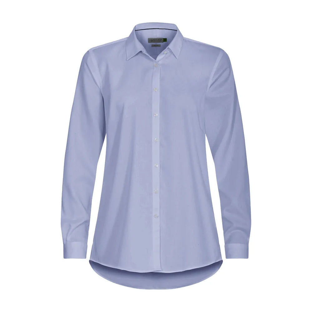 J.Harvest & Frost Green Bow 01 Hemd Relaxed Fit Dames Hemelsblauw