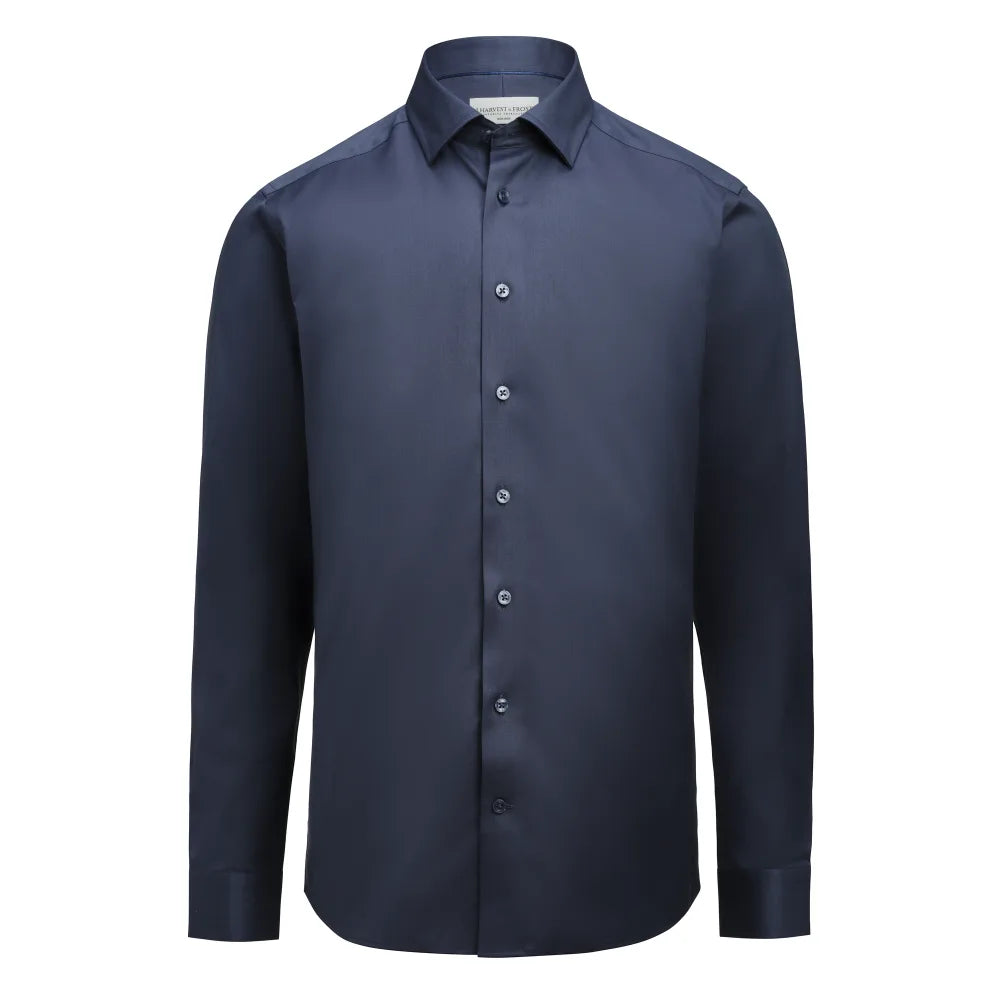 J.Harvest & Frost Gb02 Twill Stretch Slim Fit Marine