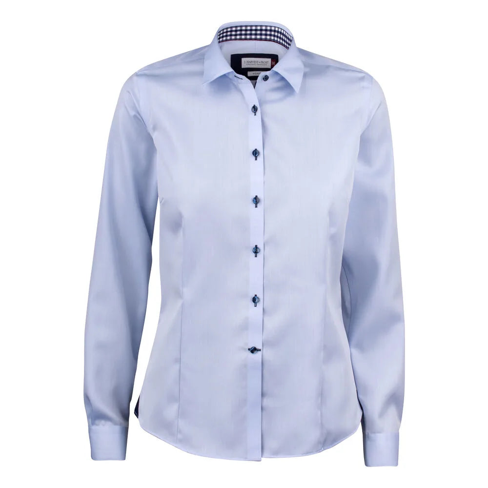 J.Harvest & Frost Red Bow 20 Hemd Dames Hemelsblauw Marine
