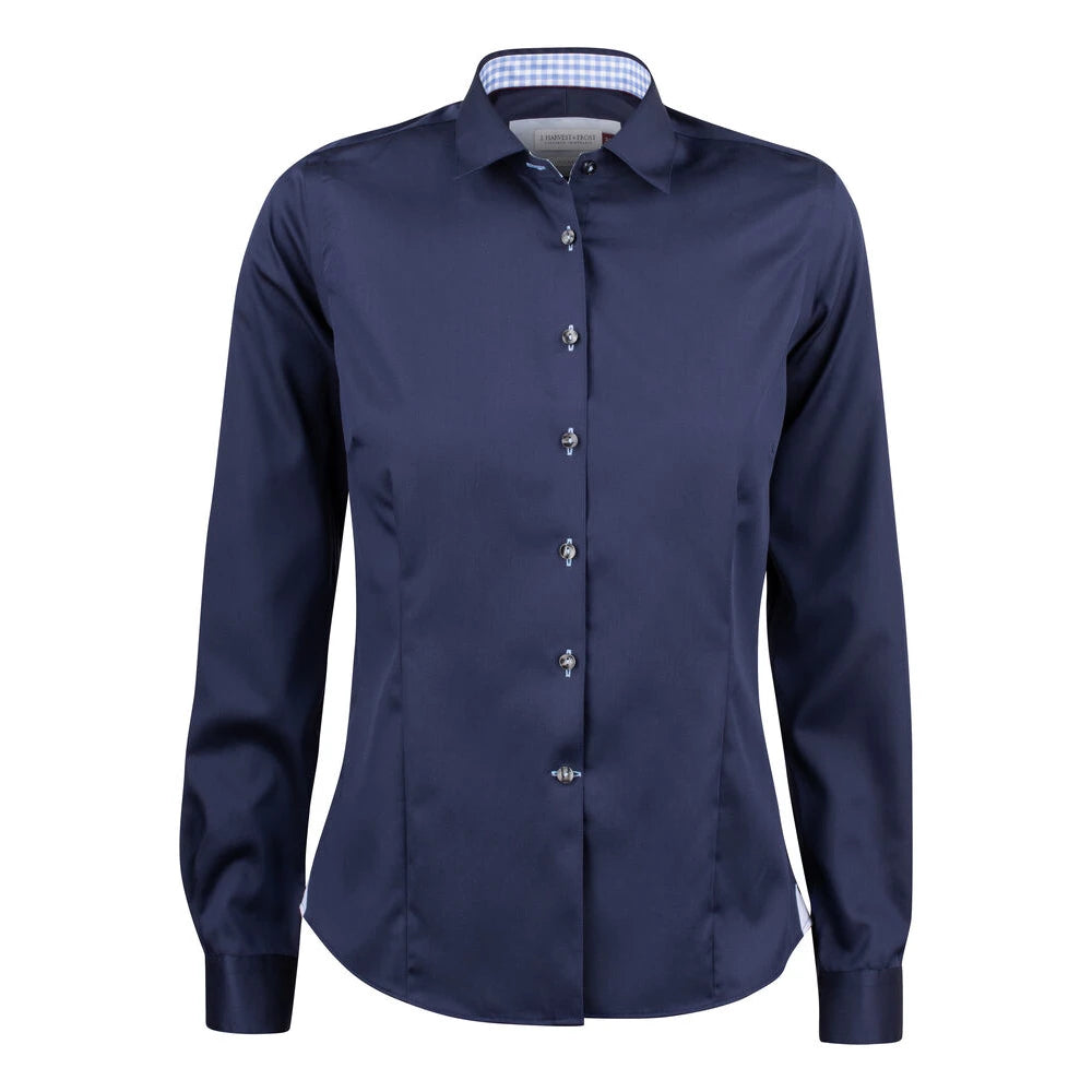 J.Harvest & Frost Red Bow 20 Hemd Dames Marine Lichtblauw