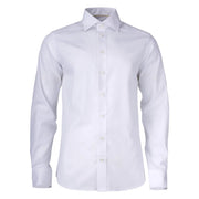 J.Harvest & Frost Yellow Bow 50 Hemd Regular Fit Heren Wit