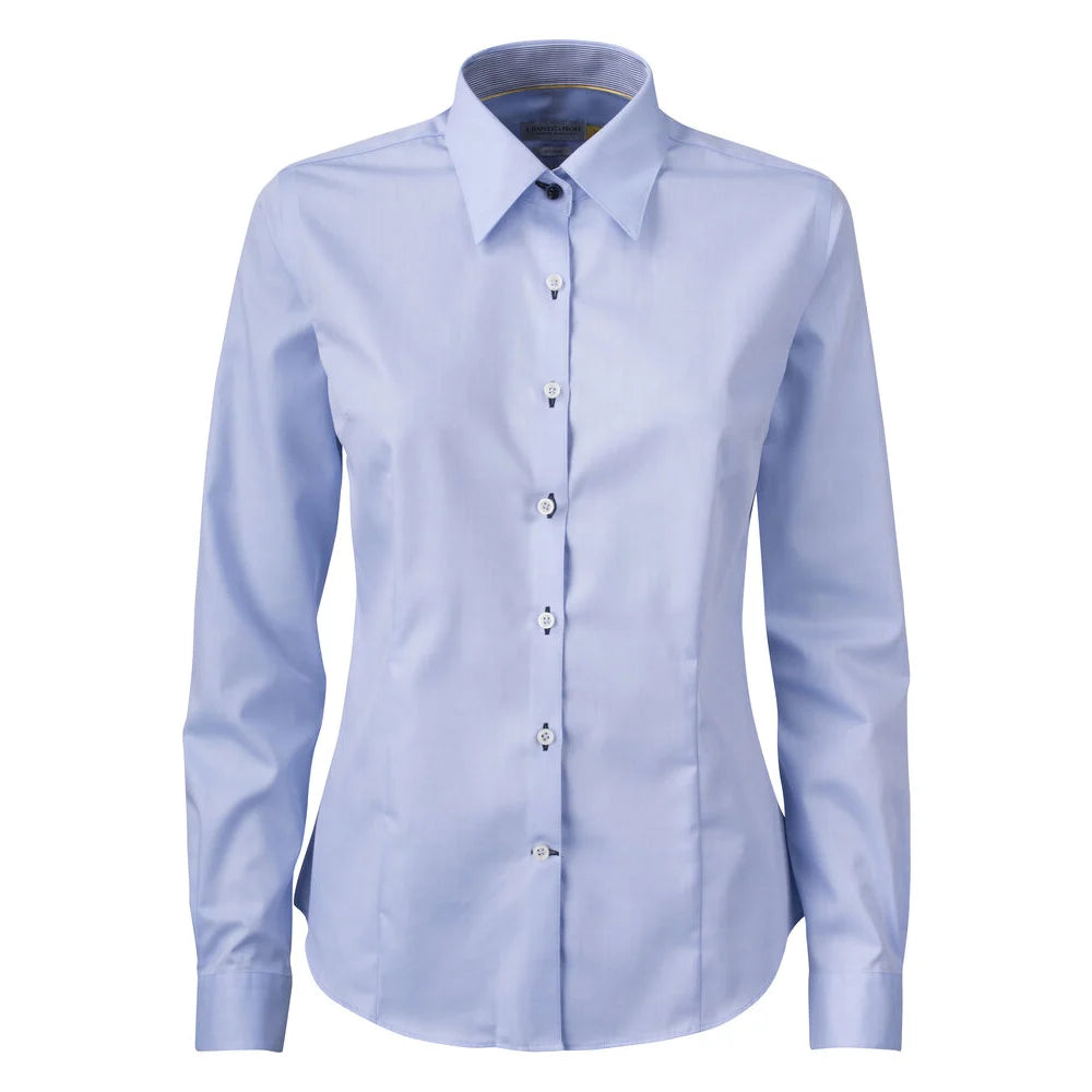 J.Harvest & Frost Yellow Bow 51 Hemd Dames Hemelsblauw Marine