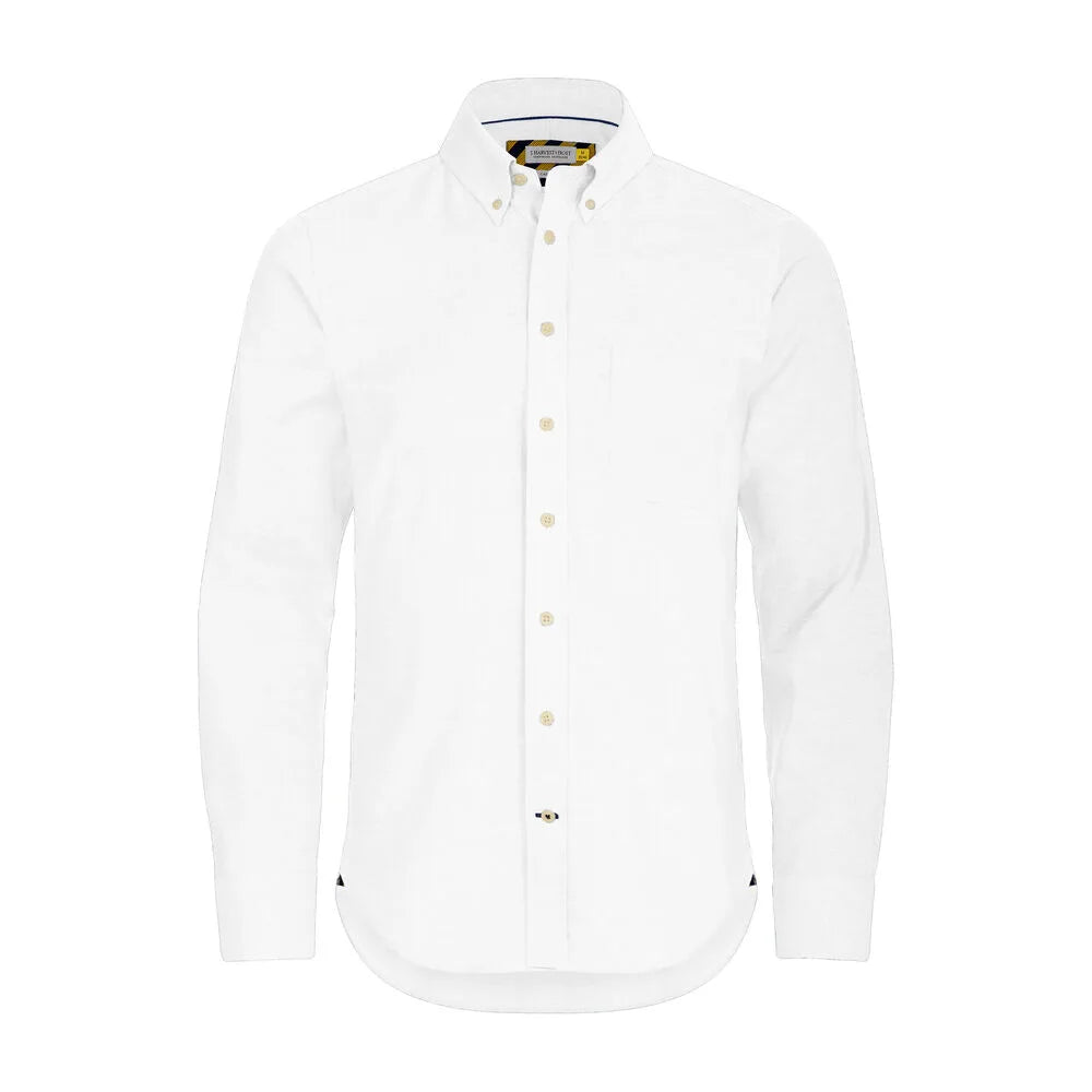 J.Harvest & Frost Yellow Bow 54 Hemd Regular Fit Heren Wit