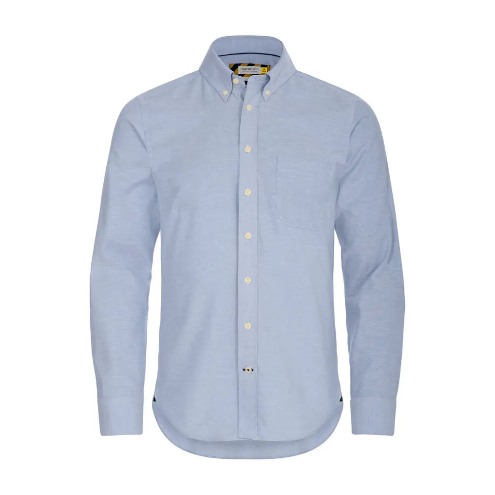J.Harvest & Frost Yellow Bow 54 Hemd Regular Fit Heren Hemelsblauw