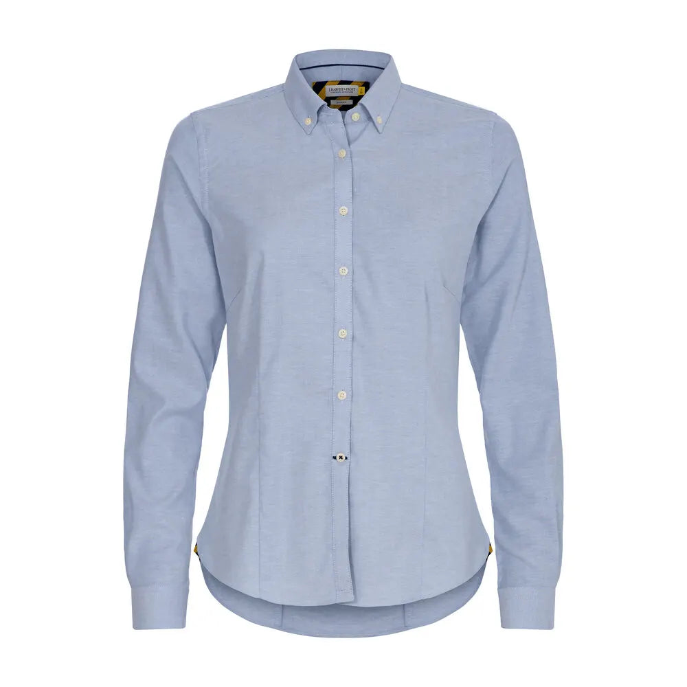 J.Harvest & Frost Yellow Bow 54 Hemd Dames Hemelsblauw