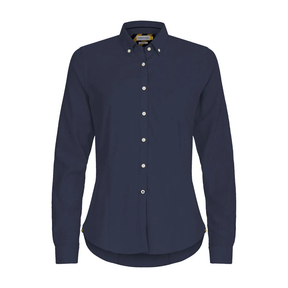 J.Harvest & Frost Yellow Bow 54 Hemd Dames Marine