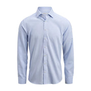 J.Harvest & Frost Yellow Bow 55 Hemd Regular Fit Heren Hemelsblauw