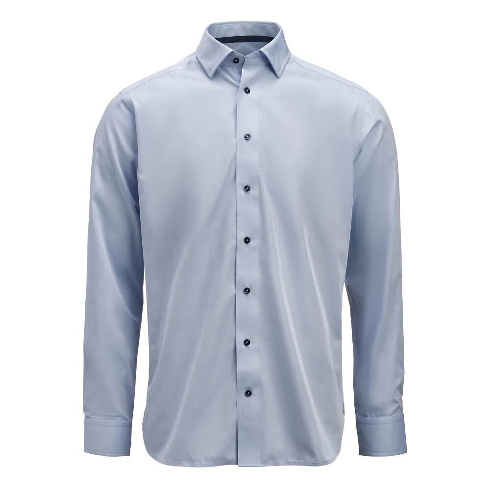 J.Harvest & Frost Yellow Bow 56 Slim Fit Hemelsblauw Marine