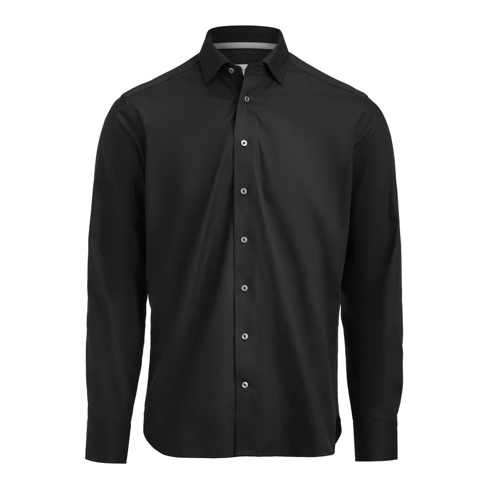 J.Harvest & Frost Yellow Bow 56 Slim Fit Zwart Grijs