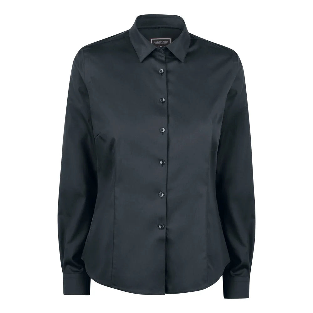J.Harvest & Frost Black Bow 60 Hemd Dames Zwart