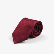 J.Harvest & Frost Solid Paisley Tie With Giftbox Rood